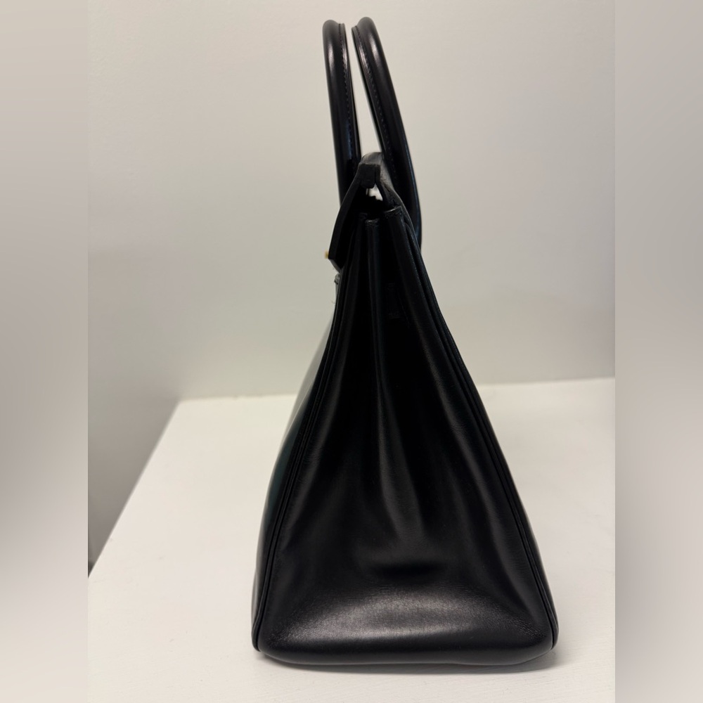 Hermes Black Box Calf Birkin HAC 32 GHW 2H0509 - Picture 6 of 12